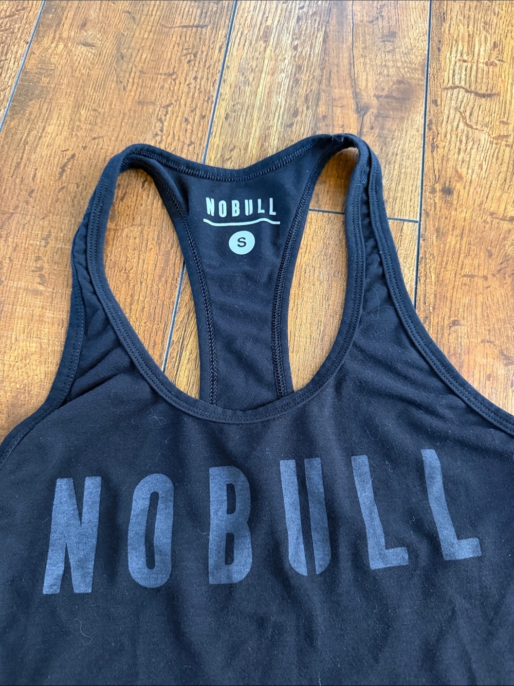 NOBULL Black Racerback Logo Tank - Picture 2 of 3